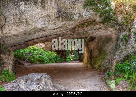 Syracuse Sizilien - Archäologischer Park von Neapolis Stockfoto