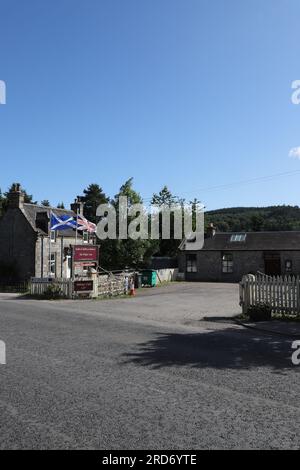 Dufftown Station auf der Keith nach Dufftown Bahn Whisky Line Dufftown Moray Scotland Juli 2023 Stockfoto