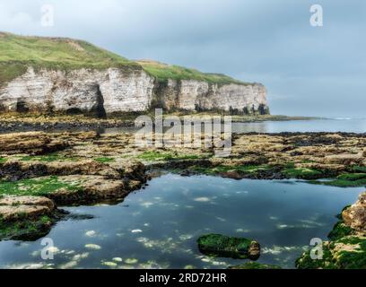 North Landing Flamborough Head an der Yorkshire Coast UK Stockfoto