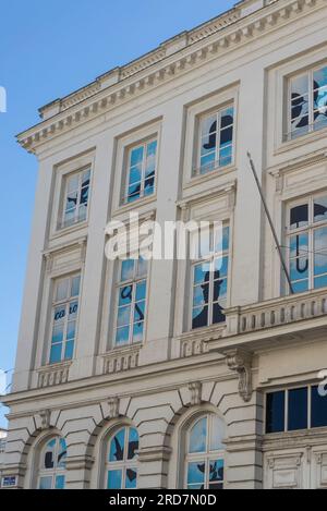 Hôtel du Lotto, Heimat des Magritte-Museums, Brüssel, Belgien Stockfoto