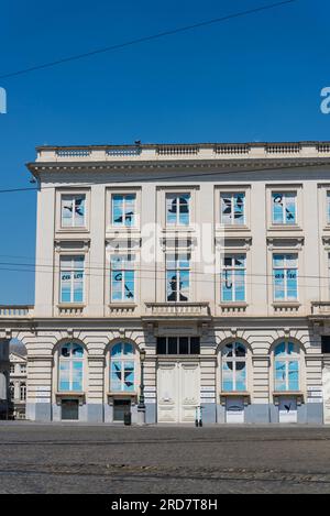 Hôtel du Lotto, Heimat des Magritte-Museums, Brüssel, Belgien Stockfoto