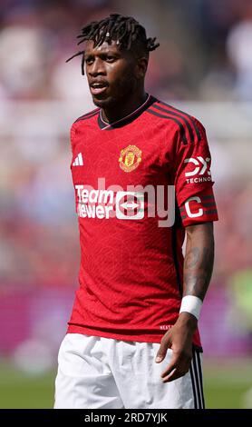 Fred von Manchester United während des Vorsaison-Freundschaftsspiels im Scottish Gas Murrayfield Stadium in Edinburgh. Bilddatum: Mittwoch, 19. Juli 2023. Stockfoto