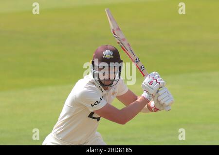 London, Großbritannien. 19. Juli 2023. Middlesex tritt gegen Surrey am ersten Tag des County Championship-Spiels in Lords an. Kredit: David Rowe/Alamy Live News Stockfoto