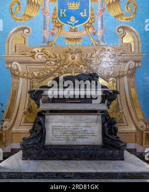 Bestattungskapelle von Francisco Pizarro, Lima Kathedrale, Peru Stockfoto