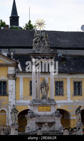 Ungarn, Esztergom-Szchenyi-Platz Stockfoto