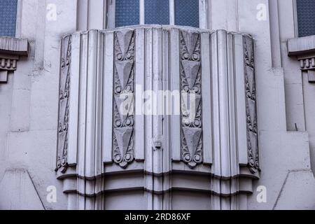 Edificio Santa Rosa, Art déco-Gebäude in der Nähe der Plaza Mayor, Lima, Peru Stockfoto