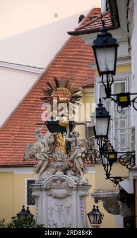 Bundeslade, Basilika, Györ, West-Transdanubien, Ungarn, Europa Stockfoto