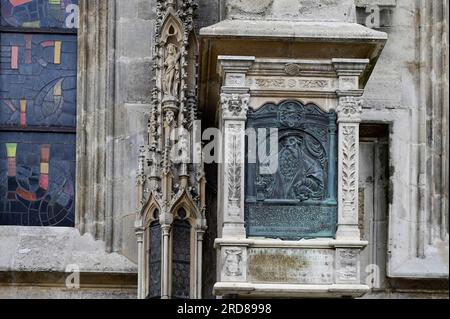 Wien, Österreich. 17. Juli 2023 Wien, Österreich, St. Stephans Kathedrale in Wien Stockfoto