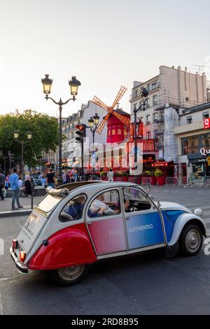 Moulin Rouge, Montmartre, Paris, Frankreich, Europa Stockfoto