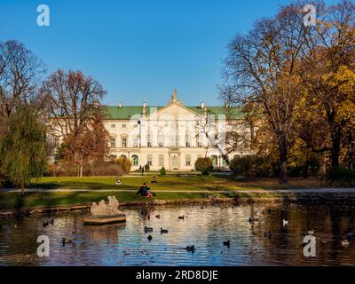 Krasinski-Palast, Warschau, Woiwodschaft Masowien, Polen, Europa Stockfoto