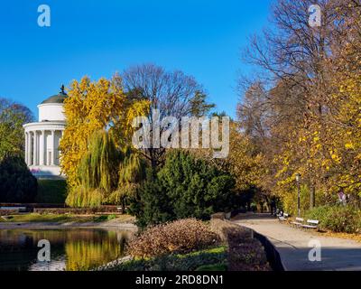 Tempel des Vesta Wasserturms, Sächsischer Garten, Warschau, Masowisches Woiwodschaft, Polen, Europa Stockfoto