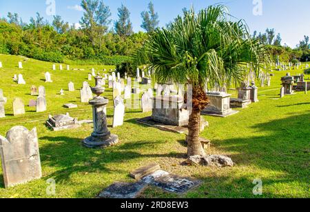 Der Royal Navy Cemetery (The Glade) wurde 1812 eröffnet und beherbergt über 1000 Gräber, darunter 24 aus dem Ersten Weltkrieg und 39 aus dem Zweiten Weltkrieg Stockfoto