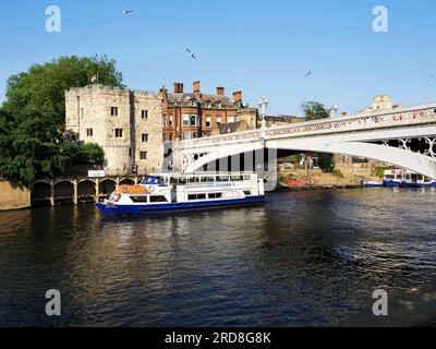 Lendal Bridge over the River Ouse, York, Yorkshire, England, Vereinigtes Königreich, Europa Stockfoto