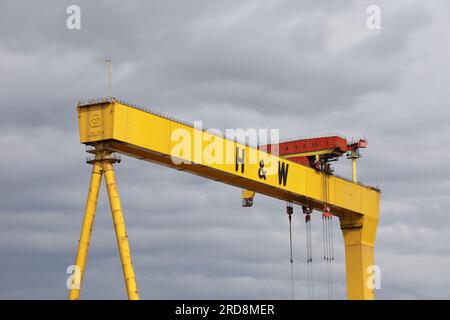 Goliath Crane in Belfast Stockfoto