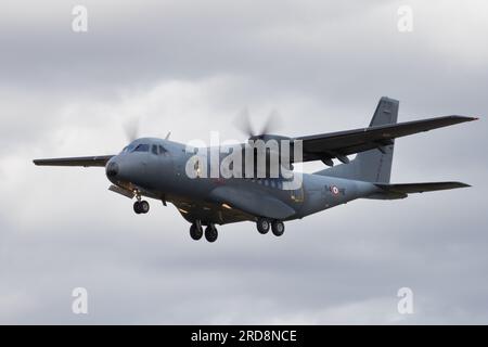 Französische Luftwaffe CASA CN-235 auf der Royal International Air Tattoo 2023. Stockfoto