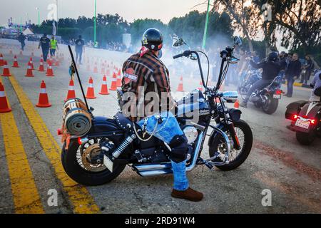 Motorrad show in Sharqiah Season-Saudi Arabien. Foto bei dschidda Saudi-arabien am 15. März 2019 Stockfoto