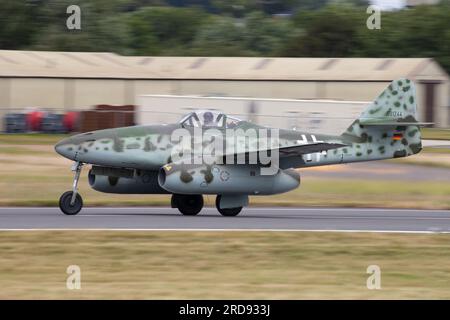 Messerschmitt Me 262 auf der Royal International Air Tattoo 2023. Stockfoto