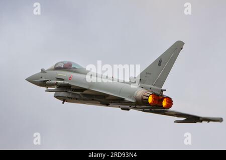 Italienischer Airforce-Taifun auf der Royal International Air Tattoo 2023. Stockfoto