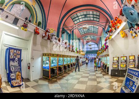 Atlantic City, USA - 13. Juli 2010: : Spielhalle in Atlantic City New Jersey in Atlantic Dayness, USA. Atlantic City ist ein landesweit bekanntes Resort C. Stockfoto