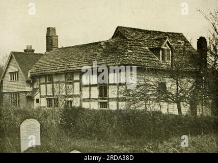 Das „Blue Idol“, Penn's Meeting House, Sussex aus dem Buch „ in Unknown England “, Rekord einer 7000 km langen Tour mit dem Motor der unbesuchten Ecken und Ecken und die Schreine von besonderem Interesse in England; Mit Einbrüchen in Schottland und Irland von Murphy, Thomas Dowler, 1866-1928 Publisher Boston, L. C. Seite 1910 Stockfoto