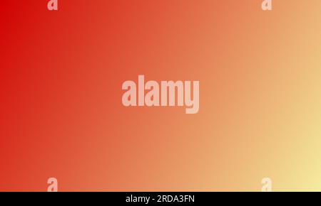 Nahtloser Farbverlauf für verschwommenes Rot und Creme. Abstrakte Hintergrundtextur für Design. Grafikvorlage für Vektorgrafiken für Banner, Präsentation Stock Vektor