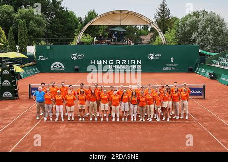 Budapest, Zentralungarn, Ungarn. 19. Juli 2023. EINDRÜCKE auf dem Tennisplatz während des UNGARISCHEN GRAND PRIX - Budapest - Frauen Tennis, WTA250 (Kreditbild: © Mathias Schulz/ZUMA Press Wire) NUR REDAKTIONELLER GEBRAUCH! Nicht für den kommerziellen GEBRAUCH! Stockfoto