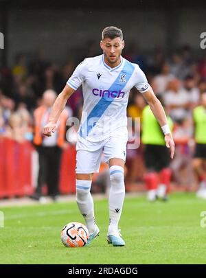 Joel ward of Crystal Palace während des Vorsaison Freundschaftsspiels zwischen Crawley Town und Crystal Palace im Broadfield Stadium , Crawley , Großbritannien - 19. Juli 2023 Stockfoto