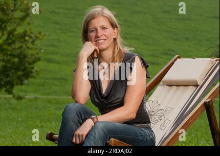 Franziska Hildebrand Biathlon Privataufnahmen Stockfoto