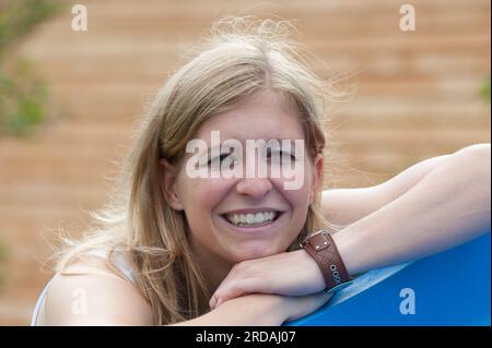 Franziska Hildebrand Biathlon Privataufnahmen Stockfoto