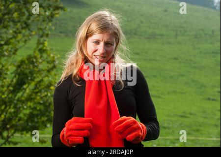 Franziska Hildebrand Biathlon Privataufnahmen Stockfoto