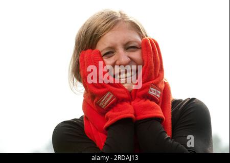 Franziska Hildebrand Biathlon Privataufnahmen Stockfoto