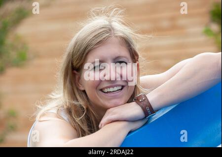 Franziska Hildebrand Biathlon Privataufnahmen Stockfoto