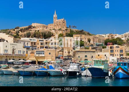 Mgarr Port Gozo Malta Stockfoto