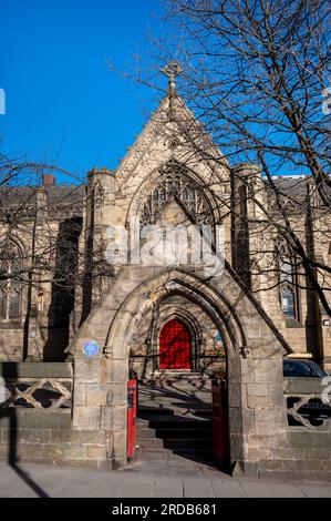 Mill Hill Chapel ist eine Unitaristische Kirche in Leeds, West Yorkshire, England. Stockfoto