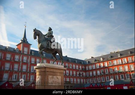 Plaza Major, Madrid, Spanien, Europa Stockfoto
