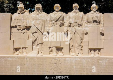 Verdun war Memorial Monument aux Enfants de Verdun Morts pour la France Verdun Meuse Grande Est Frankreich Stockfoto