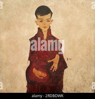 Der Rainer Boy (Porträt von Herbert Reiner), Öl auf Leinwand, 1910. Schöpfer: Egon Schiele, Tulln 1890 - 1918 Wien Stockfoto