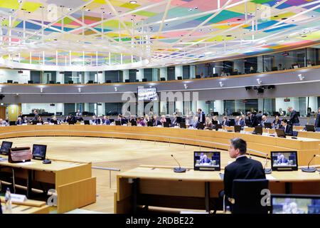 Brüssel, Belgien. 20. Juli 2023. Arbeitssitzung der EU-Außenminister. Brüssel, Den 20.07.2023. Kredit: dpa/Alamy Live News Stockfoto