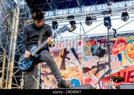 Italien 02 Juni 2023 Anti-Flag Live beim Slam Dunk Italy Festival Bellaria-Igea Marina © Andrea Ripamonti / Alamy Stockfoto