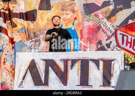 Italien 02 Juni 2023 Anti-Flag Live beim Slam Dunk Italy Festival Bellaria-Igea Marina © Andrea Ripamonti / Alamy Stockfoto