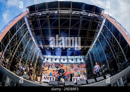 Italien 02 Juni 2023 Anti-Flag Live beim Slam Dunk Italy Festival Bellaria-Igea Marina © Andrea Ripamonti / Alamy Stockfoto