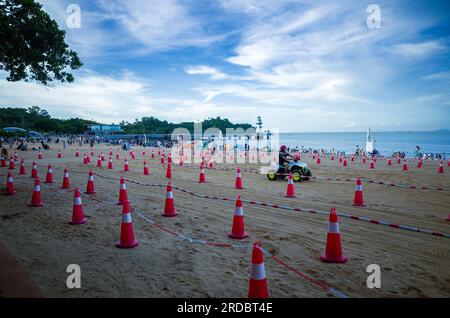 Qinglv Beach Zhuhai, China Stockfoto