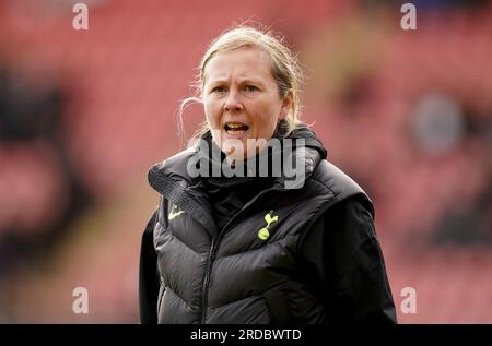 Aktenfoto von 05-02-2023 von Rehanne Skinner, die zum Manager von West Ham ernannt wurde. Ausgabedatum: Donnerstag, 20. Juli 2023. Stockfoto