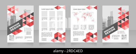 Leere Broschüre für die Geschäftserweiterung Stock Vektor