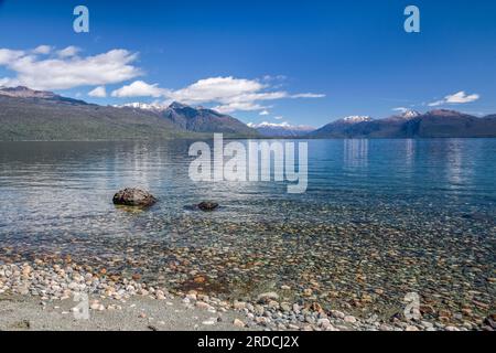Geografie/Reise, Neuseeland, Southland, te Anau, Ufer des Lake te Anau, Southland, ADDITIONAL-RIGHTS-CLEARANCE-INFO-NOT-AVAILABLE Stockfoto