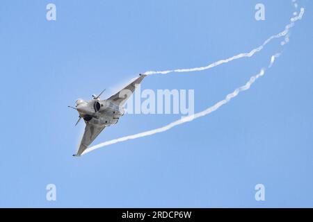 French Air Force Rafale C auf der Royal International Air Tattoo 2023. Stockfoto