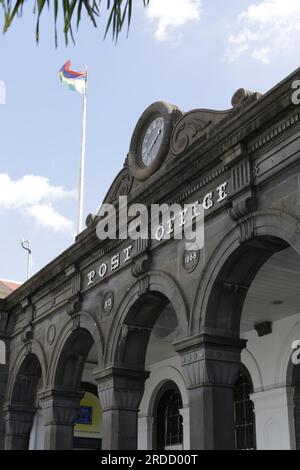 Das Mauritius Postmuseum lädt Sie ein, die wichtigsten Ereignisse zu entdecken, die die Geschichte der Postdienste in Mauritius von ihrem Ursprung her geprägt haben Stockfoto