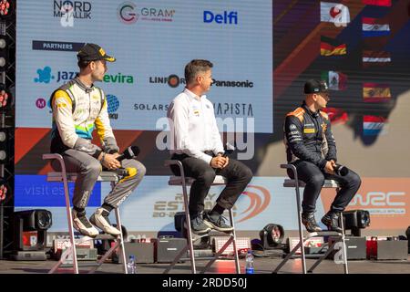 JURGENSON Robert (EST), FORD Fiesta Rally4, RC4, Rally4, Porträt während der Rallye, Estland. , . WRC World Rally Car Championship vom 20. Bis 23. Juli 2023 in Tartu, Estland - Foto Nikos Katikis/DPPI Credit: DPPI Media/Alamy Live News Stockfoto