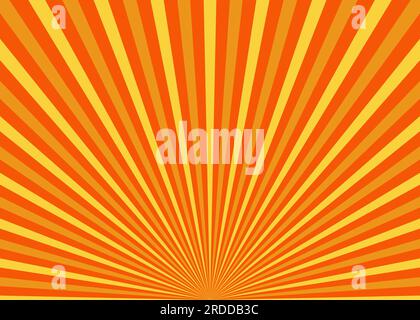 Sonnenstrahlen. Sonne mit Strahlen Illustration Stock Vektor