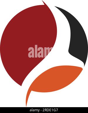 hawk Logo-Vorlage. Symbol Illustration Markenidentität. Isolierte und flache Darstellung. Vektorgrafik Stock Vektor